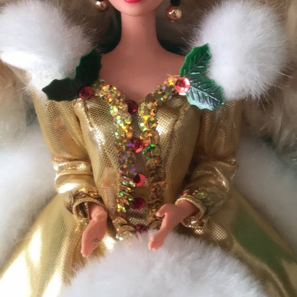 VINTAGE 1994 HOLIDAY BARBIE SPECIAL EDITION EXCELL COND. NEVER REMOVED FROM BOX - Picture 3 of 6